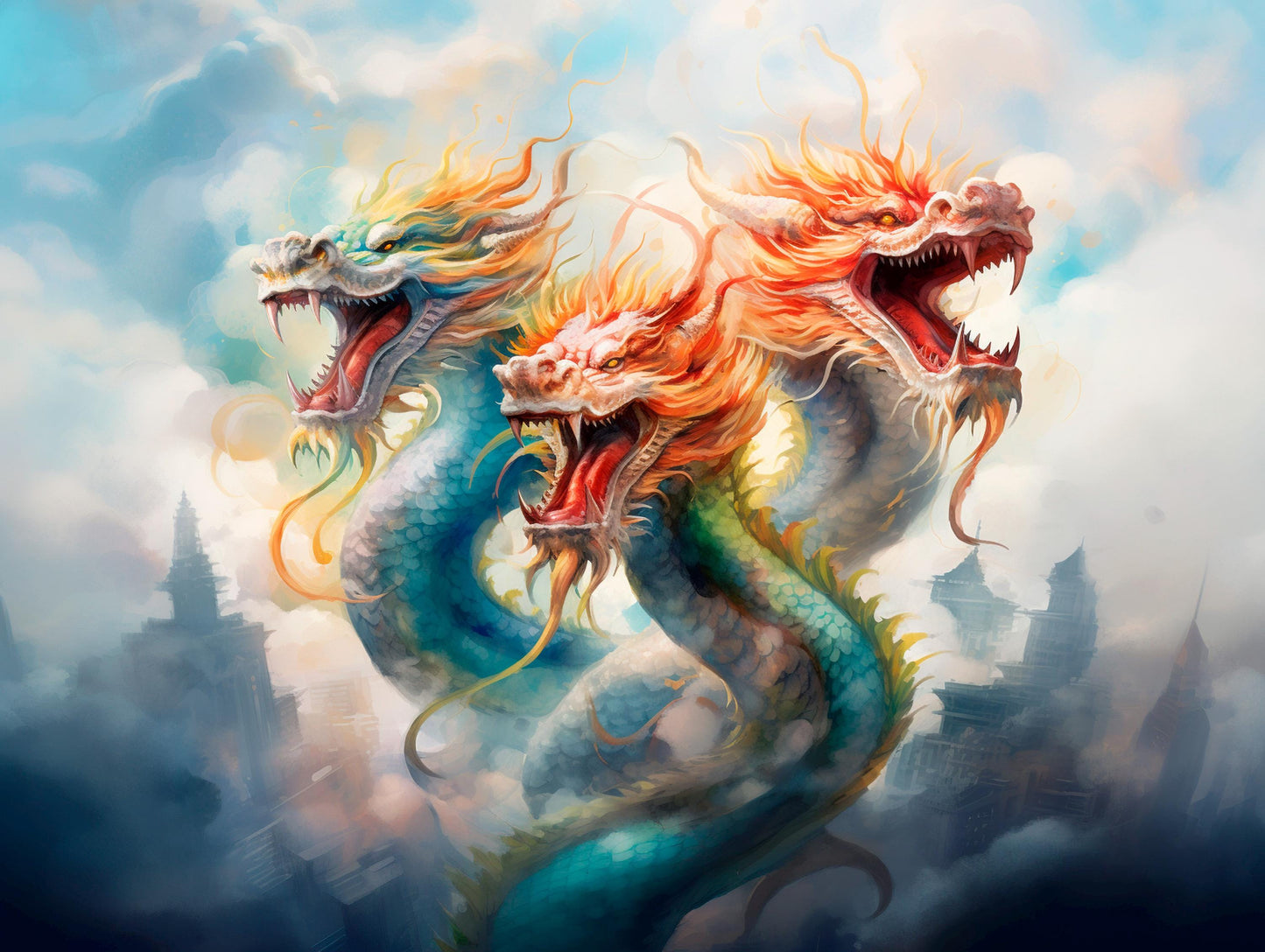 Eastern Guardian Dragon * Your Choice of Male or Female! Dragon of Advanced Protection