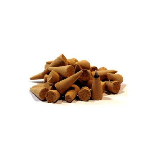13 Incense Cones - Witch Made Sandalwood Spelled For Inner Eye Opening, Protection, Bonding and Spirit or Entity Offering - By BluJay Coven