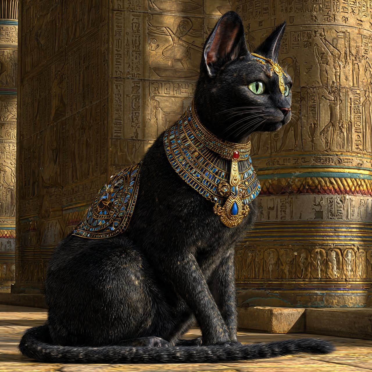 Portal to All Cat Creatures * Imperial Bastet Cat Led Portal to 1,000's of Magickal Felines!