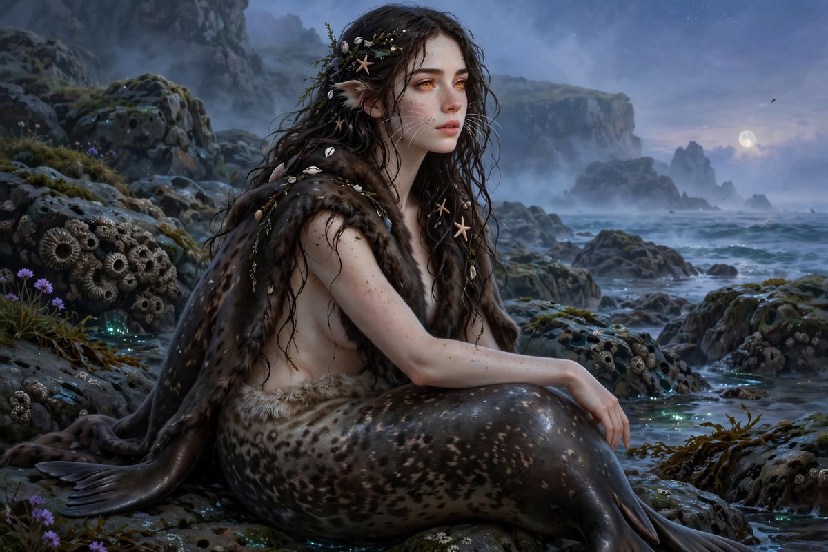 Coven of Queens * 4 Queens of the Sea! Mami Wata Mermaid Gorgones Rusalka and Selkie * Samhain 2025