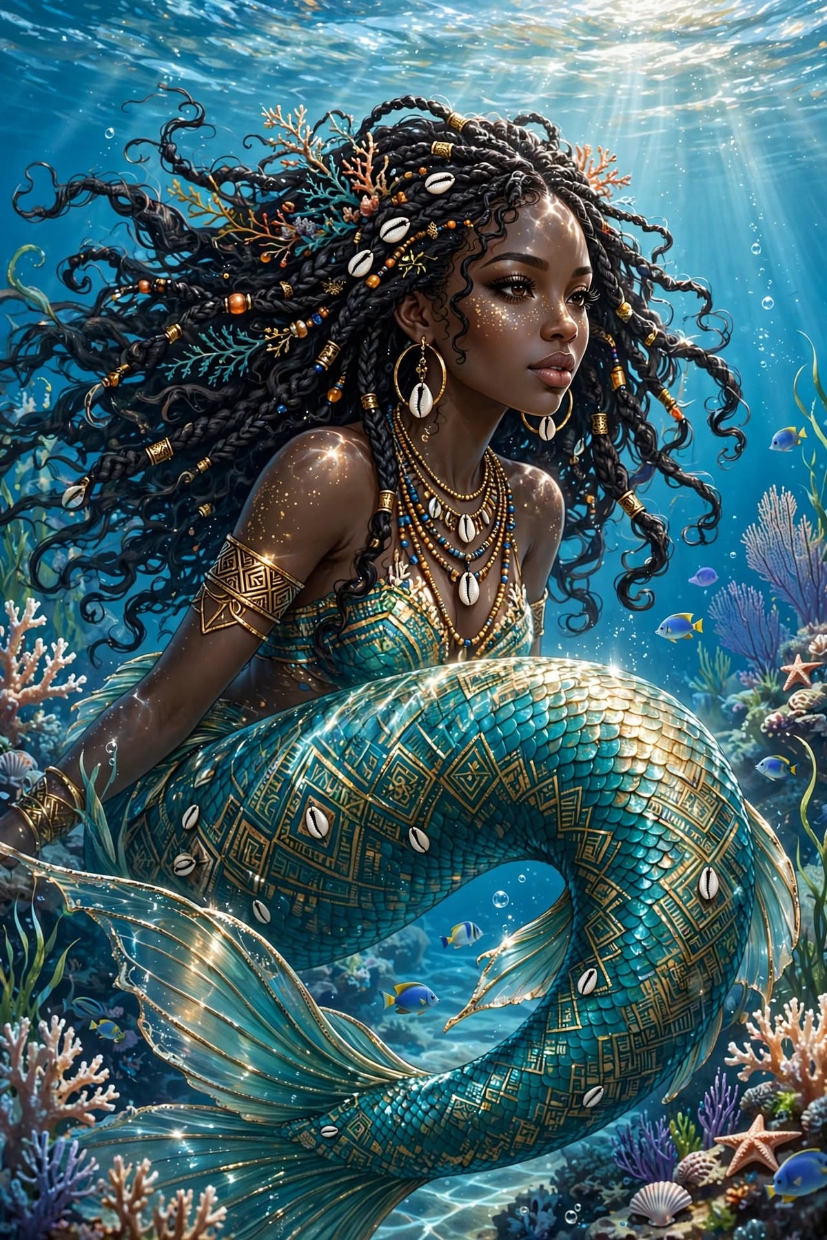 Coven of Queens * 4 Queens of the Sea! Mami Wata Mermaid Gorgones Rusalka and Selkie * Samhain 2025