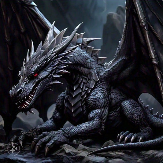 Level 7 Black Dragon * Your Choice of Male or Female! One of the Most Powerful Western Dragon Races