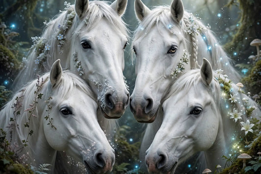 Royal Pegasus Family * Family of 4 Royals and Their Court! Helps Make Each Day Better Than the Last!