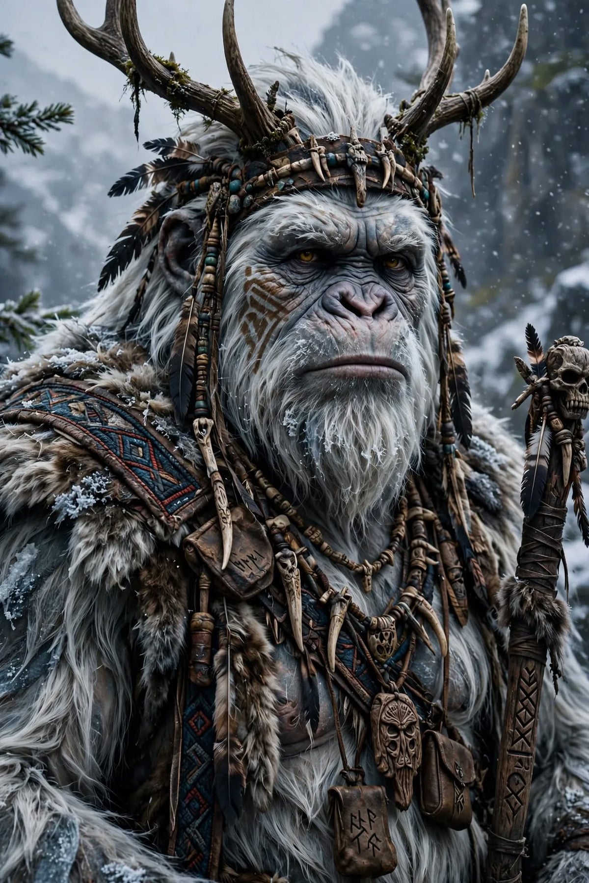 Chieftain Yeti * Hunter Moon Conjured Problem Solver Guardian Familiar & Life Guide