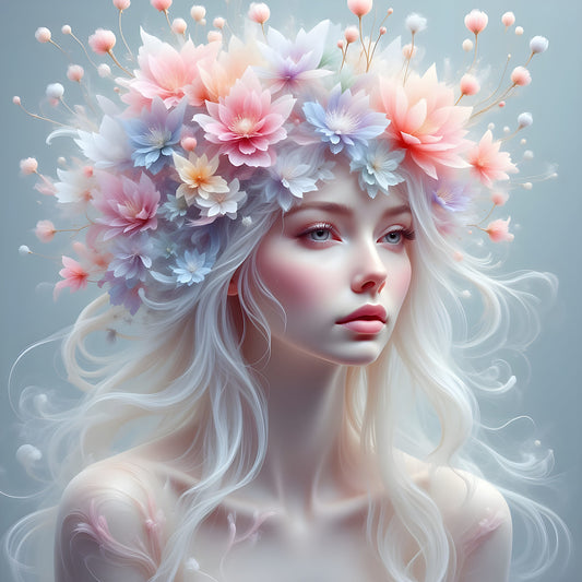Princess Resefid© Fae * Gentle White Art Fae of Beauty and Wish Granting